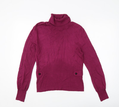 Precis Petite Rollkragenpullover Damen Lila S