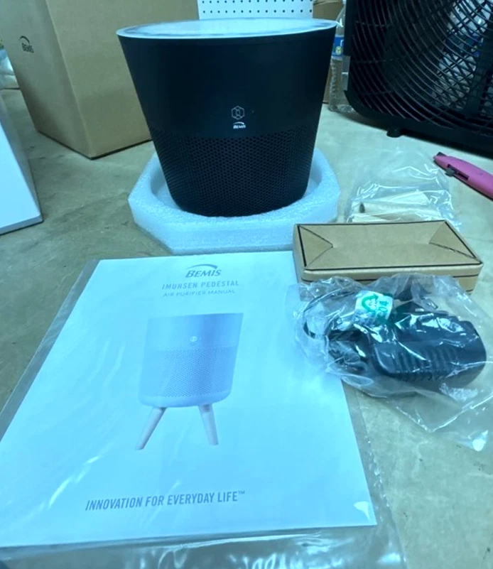 Purificador de aire de pedestal de bidé Bemis Bio - negro Foto 4 de 4