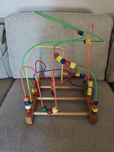 The Original Supermaze Educo Bead Rollercoaster Large Vintage Toy Maze