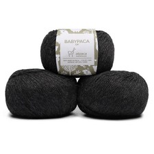 100 Baby Alpaca Yarn Wool Set of 3 Skeins 150 Grams DK Weight - Made in Pe...