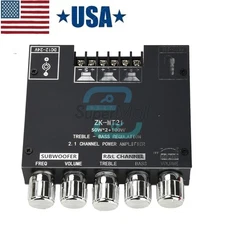 ZK-MT21 2.1Channel Bluetooth Audio Power Amplifier Board Subwoofer 50W+50W+100W