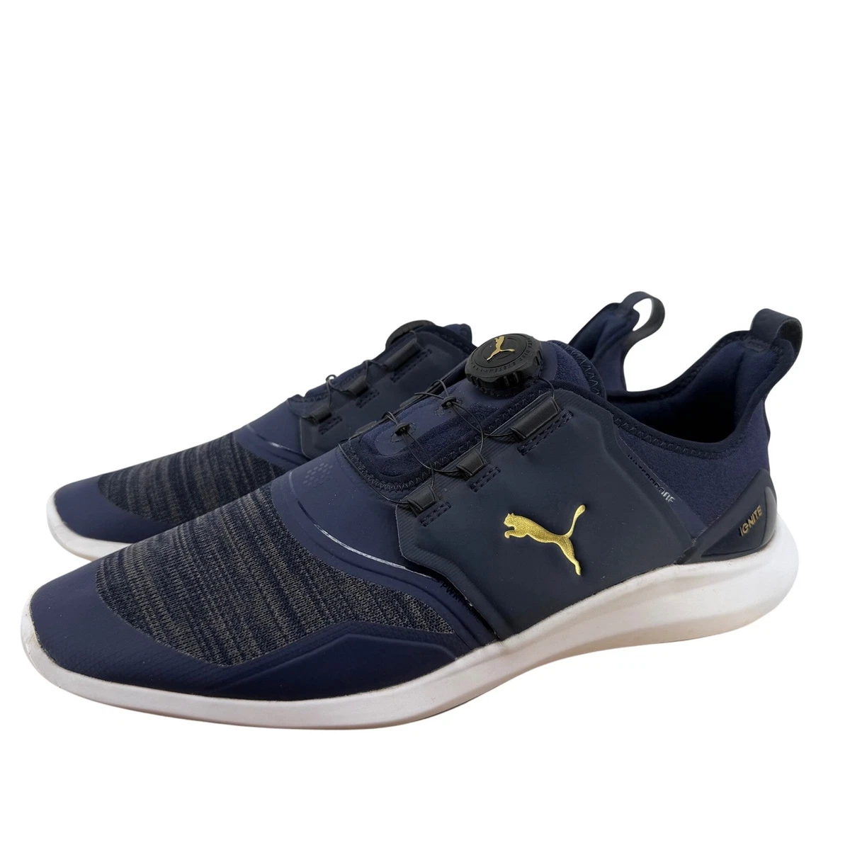 Puma X PTC Ignite Fasten 8 Pro LE “Money Bag” Spikeless Golf Shoes Men’s Size 8 Blue Golf Men main image 3