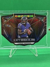 2023 Obsidian Lamar Jackson #8 Vitreous Case Hit