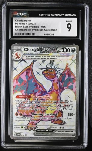 2023 Black Star Promos #056 Charizard ex CGC 9