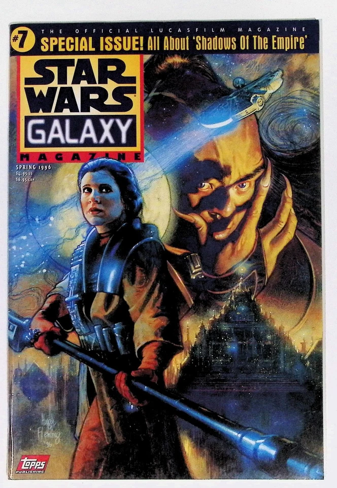 Star Wars Galaxy Magazine Lot Issue #5,7,8,10  Vintage Topps 90s - Image 3 of 4