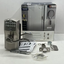 SCHLAGE FE595 CAM 619 ACC Camelot Keypad Entry & Flex Lock & Accent Lever NO KEY