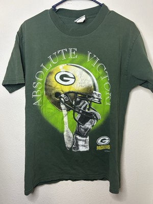 Vintage College Concepts Green Bay Absolute Victory T Shirt Size Medium 1996