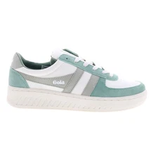 Gola Grandslam Pure CLB331 Womens White Suede Lifestyle Sneakers Shoes