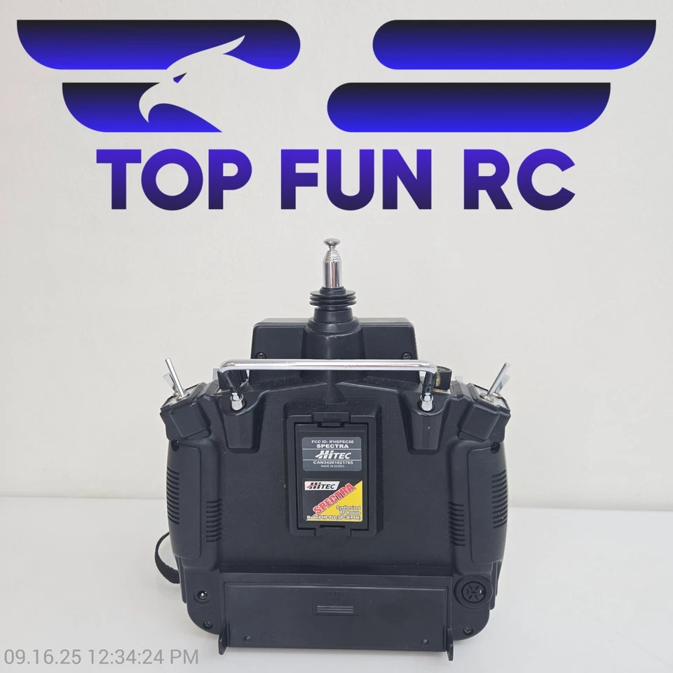 Hitec Eclipse 7 RC Radio Transmitter w/ Spectra RF Module - Image 3 of 3