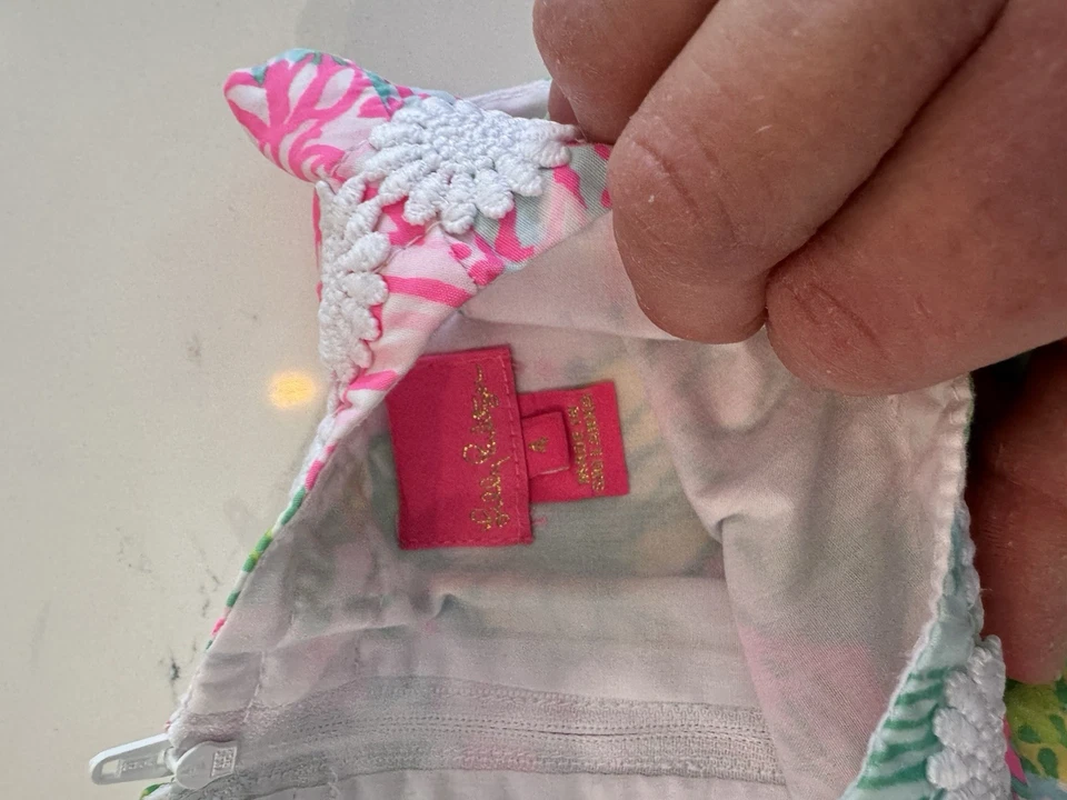 Lote De 3 Vestidos Lilly Pulitzer Niñas Langosta Amor Paraíso Encontrados Pb Aniversario Foto 3 de 4