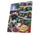 Christmas Anatolian Shepherds Dog Presents Woven Throw Sherpa Blanket T441