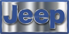 Jeep Dealer Collector Style Garage Display Sign Remake Aluminum Size Options