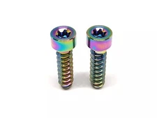 Oil Slick Titanium Magura Brake Lever Clamp Screws Brake Repair Screw M5*17.5mm