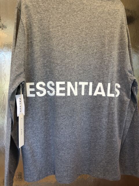 FOG-FEAR OF GOD X PACSUN ESSENTIALS BOXY GRAPHIC GRAY LONGSLEEVE T