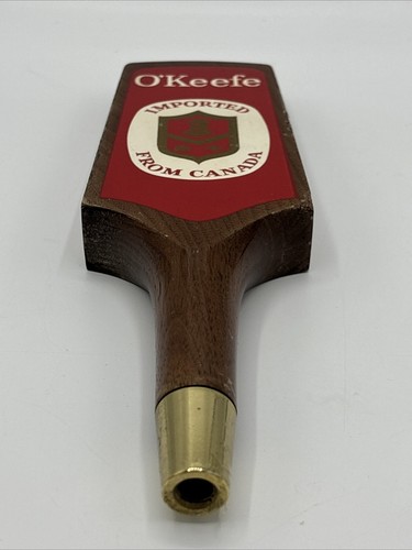 Vintage O'Keefe Ale Wooden Beer Bar Tap Handle 9" Imported From Canada RARE - Picture 6 of 8