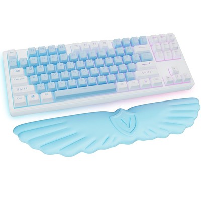 Angel Wing Cloud Keyboard Wrist Rest, Soft Leather Memory Foam Keyboard Wrist...