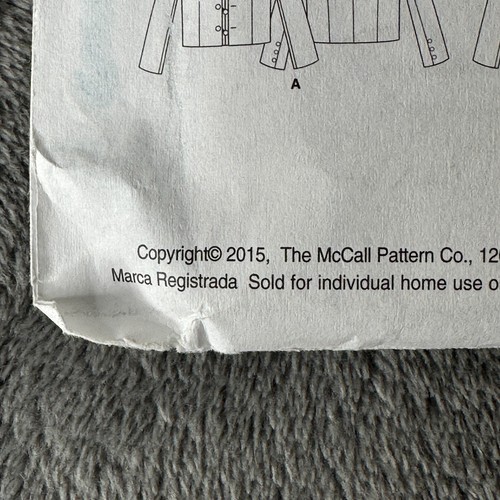 Mccalls Pattern M7216 Sz 34-52 Steampunk Fancy Western Suit Cosplay Theater - Picture 6 of 7