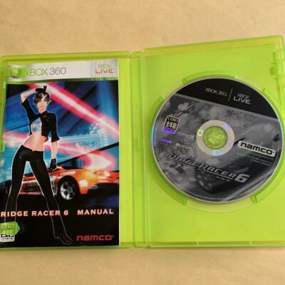 Used Namco 2005 RIDGE RACER 6 Microsoft Xbox 360 Racing Japanese