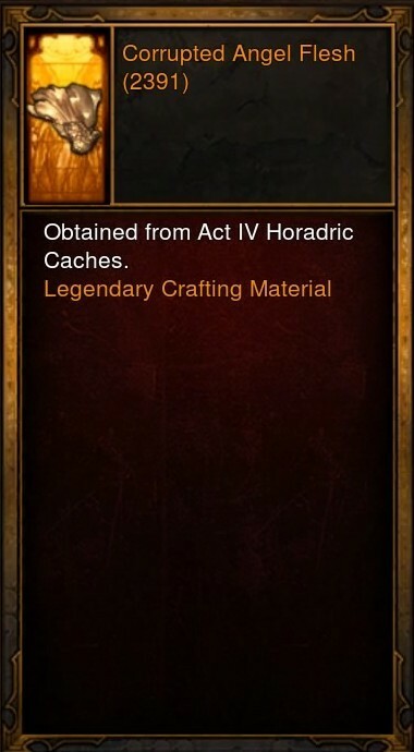 Diablo 3 Ps4 item x1000 - Corrupted Angel Flesh | eBay