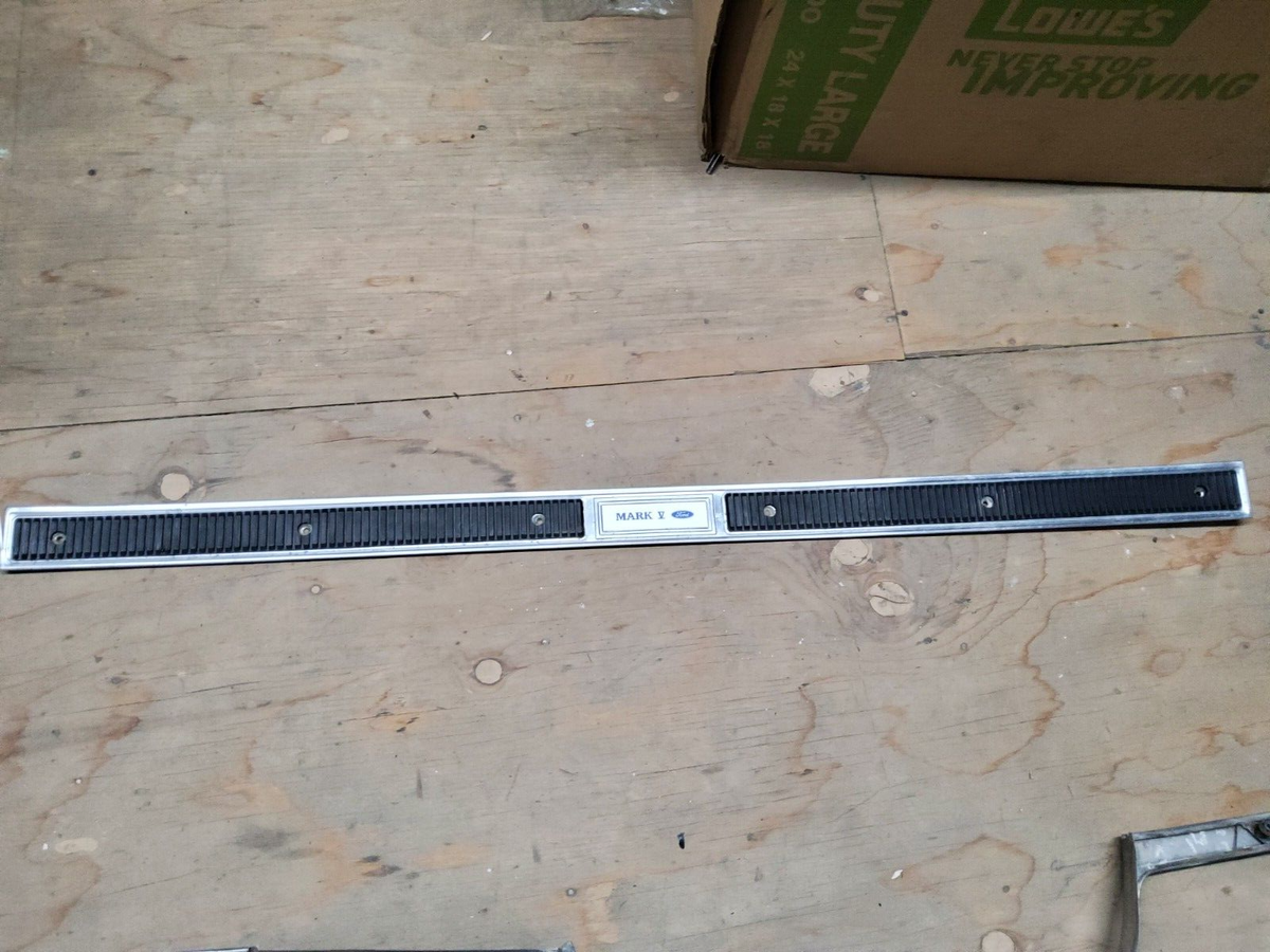 1977-1979 Lincoln Mark V 5 Door Sill Plate Threshold Trim