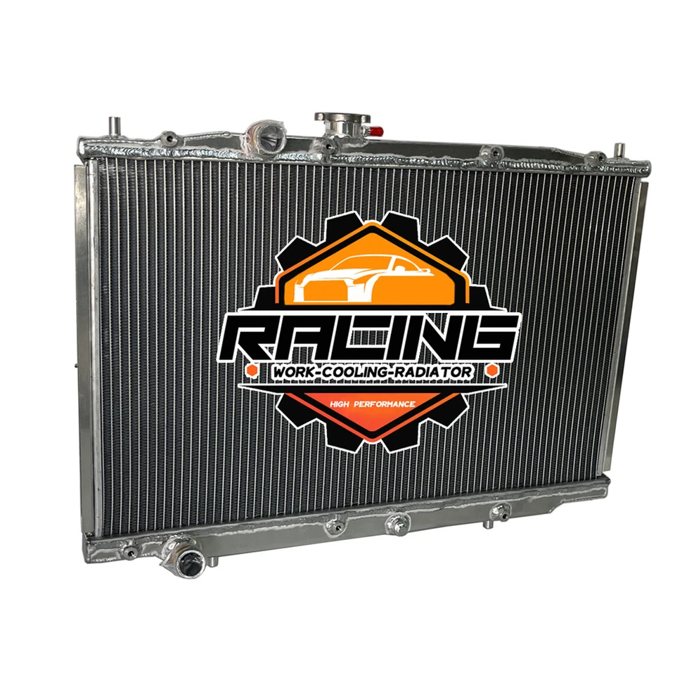 Radiador completo de aluminio Naturally Aspirate MT 2004 2005 2006 Acura TL V6 3,2 L Foto 3 de 4