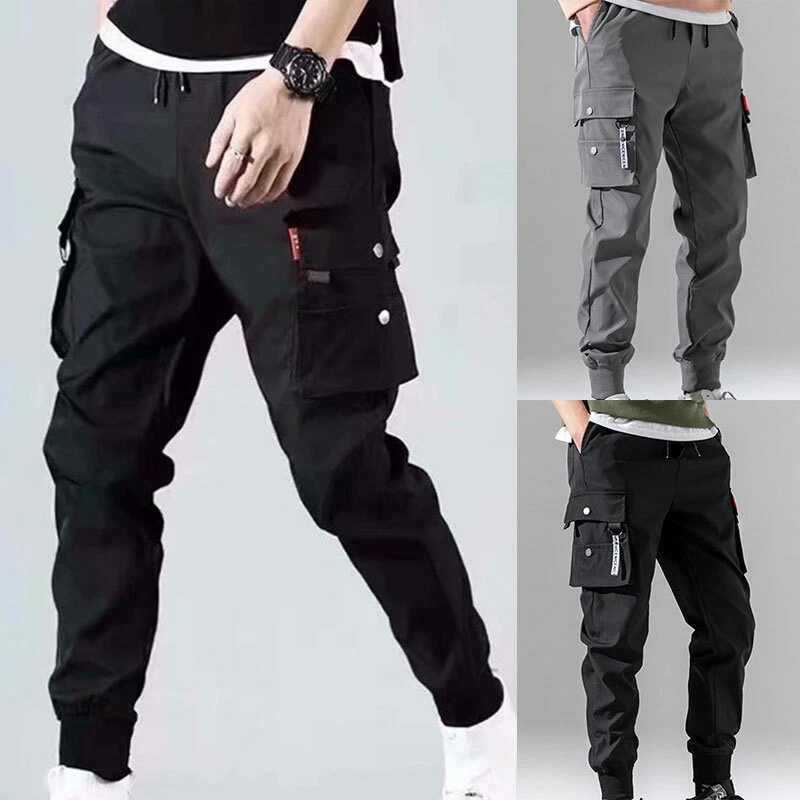 Harem Pants Sports Pants Joggers Cargo Pants Baggy Casual Solid Color Hip  Hop H