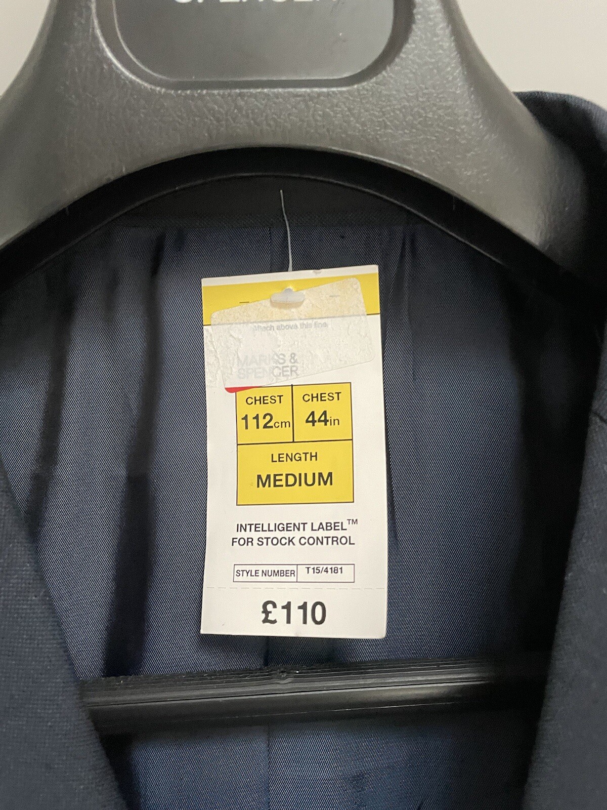 Brand New Marks And Spencer Autograph Mens Navy Suit Jacket Chest 44in  RRP £110 image 5
