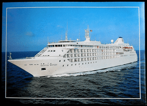 Vintage M S Silver Wind Postcard Cruise Ship Collectible Silversea Cruises Ebay