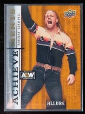 2022 AEW Allure Hangman Adam Page ORANGE ACHIEVEMENT /15 Trading Card #90668