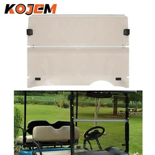 3/16" Thick Folding Tinted Windscreen Windshield For EZGO RXV 2008-Up Golf Cart