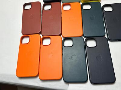34x Pack Lot Genuine Apple Silicone & Leather Case for iPhone 12