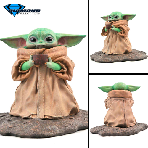 Diamond Select Mandalorian The Child w/ Soup Bowl Premier Collection 17cm Statue - Imagen 14 de 14