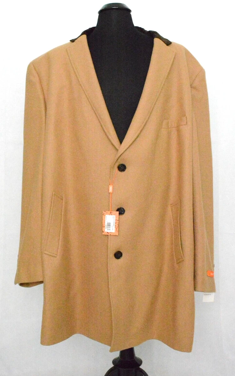 Tallia Men s Wool Blend Velvet Collar Coat 5XLT 425 eBay