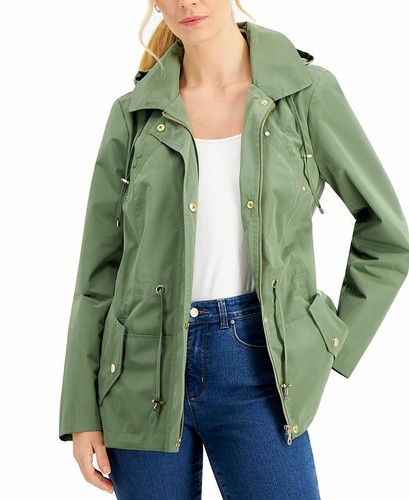 Charter Club Petite Anorak Rain Jacket, Created for Macy's - Sedona Dust