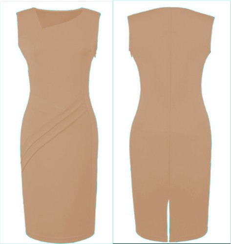 DS Women's Ladies Stylish Bodycon Business Cocktail Evening Party Dress - Picture 18 of 40