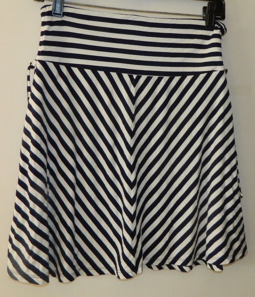 Mujer Dakini Tiras Multicolor Blanco Azul Marino Tenis Golf Talla S Foto 2 de 4