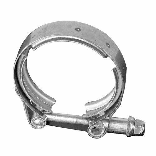 Abrazadera de banda en V universal de acero inoxidable para abrazadera de brida de tubo de escape turbo 3,5 pulgadas - Imagen 5 de 6