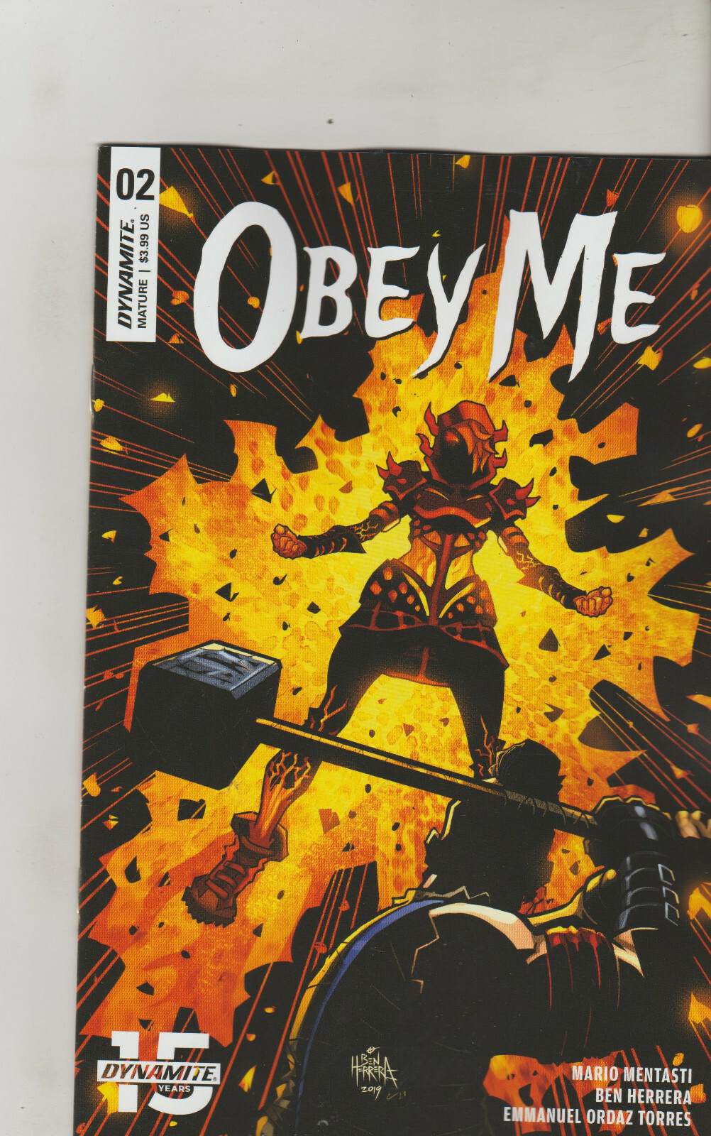 DYNAMITE COMICS OBEY ME #2 MAY 2019 1ST PRINT NM