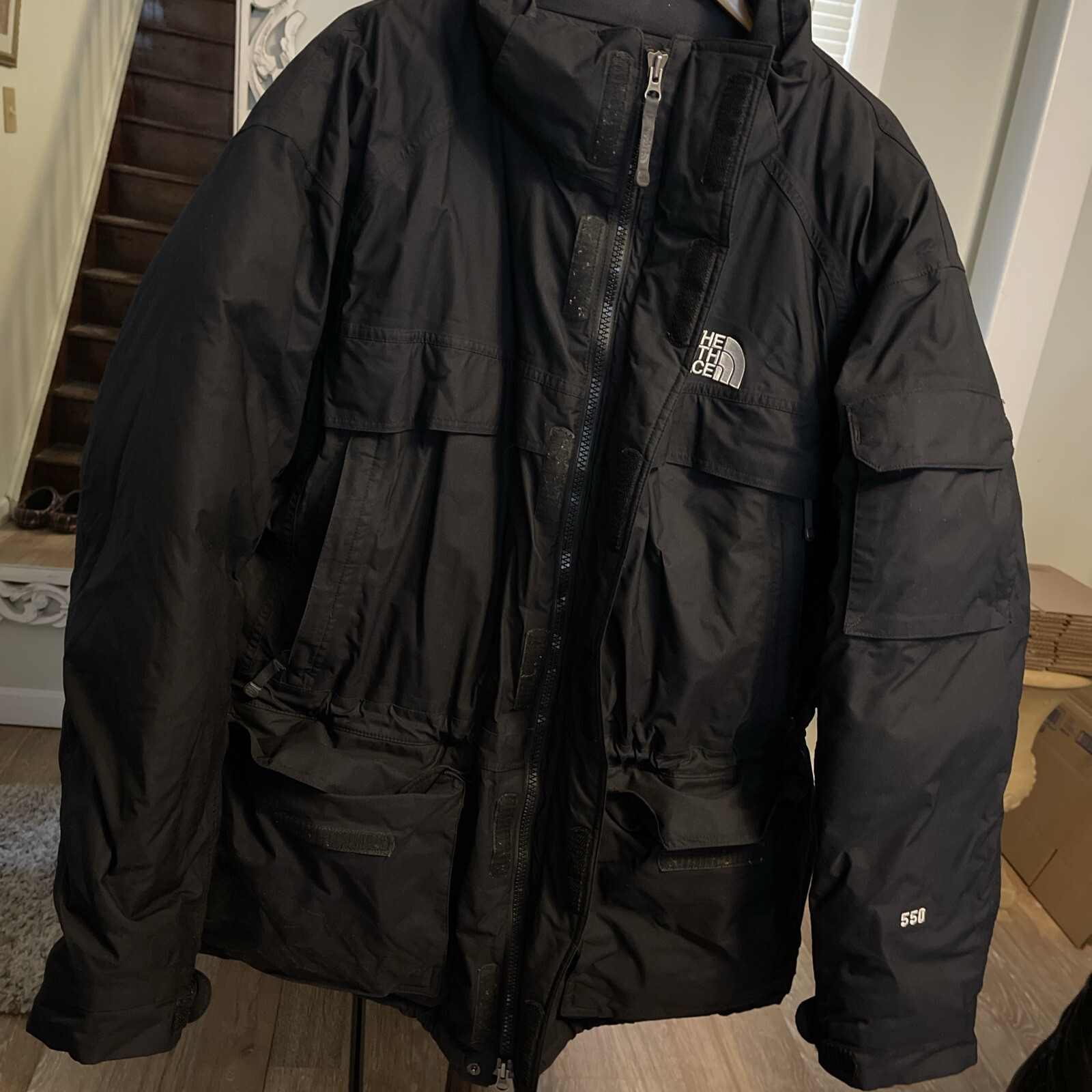 Vintage 90s North Face Puffer Parka Jacket Goose Down 550 Very Rare image 3