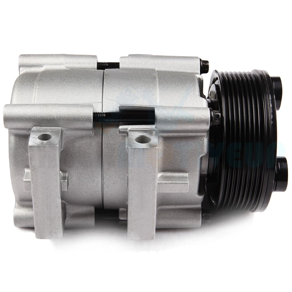 Compressor AC A/C com embreagem para 1997-2002 Ford Expedition 4.6L 5.4L pintado - Imagem 4 de 4