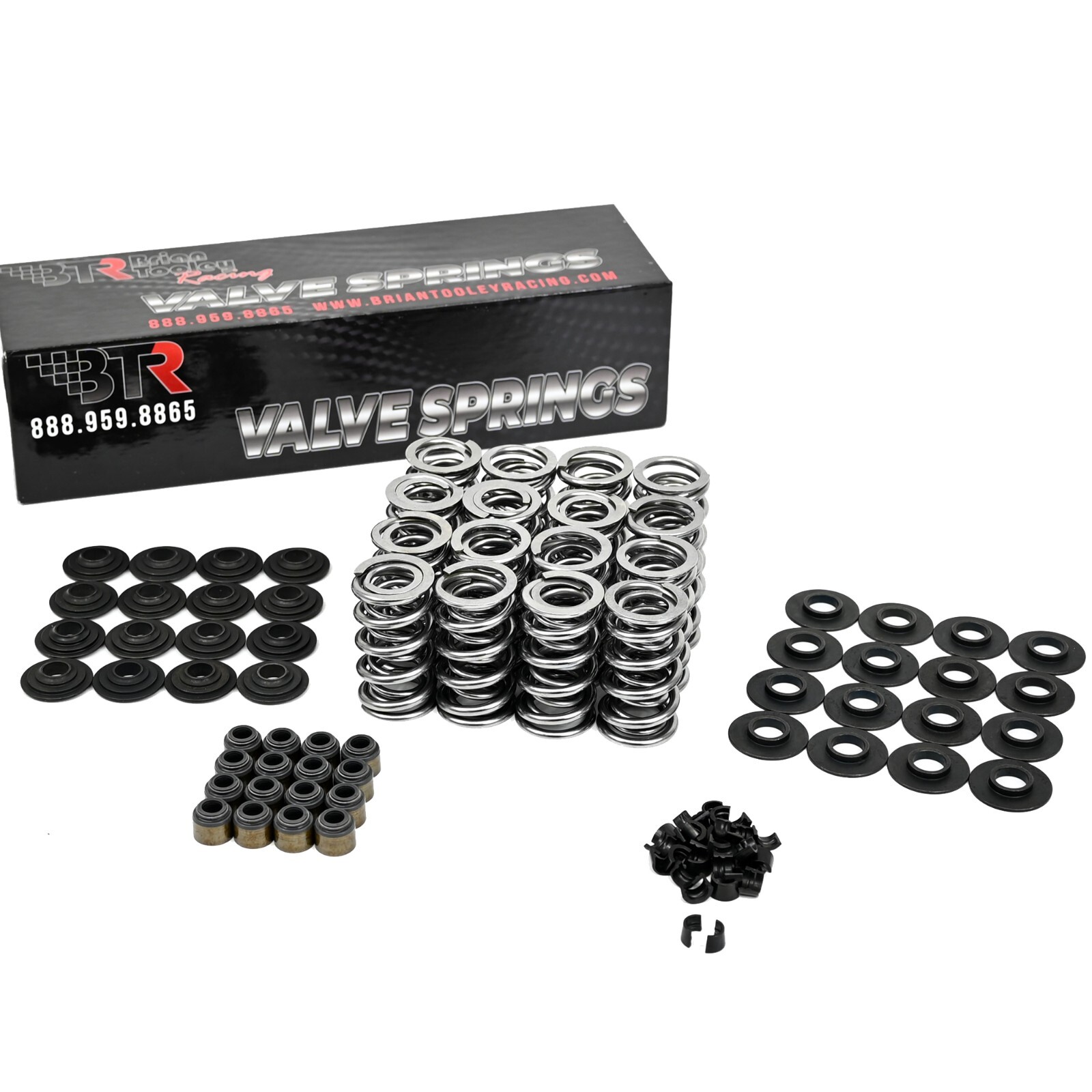 Ls Valve Seals Brian Tooley Racing BTR LS .560 Beehive Valve Springs &amp; Seals Kit - LS6 Style For 4.8L, 5.3L, 6.0L Ls Engine Tools