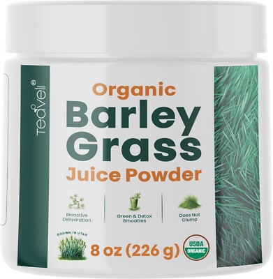 Organic Barley Grass Juice Powder Extract (226g)