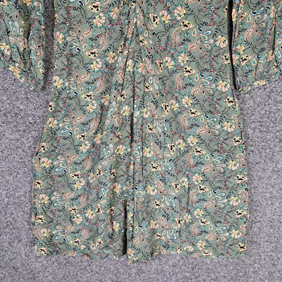 country road green floral dress Formal Dresses Mint Green Deep V-Neck Short Sleeves Stretch Satin Formal Dress With Split