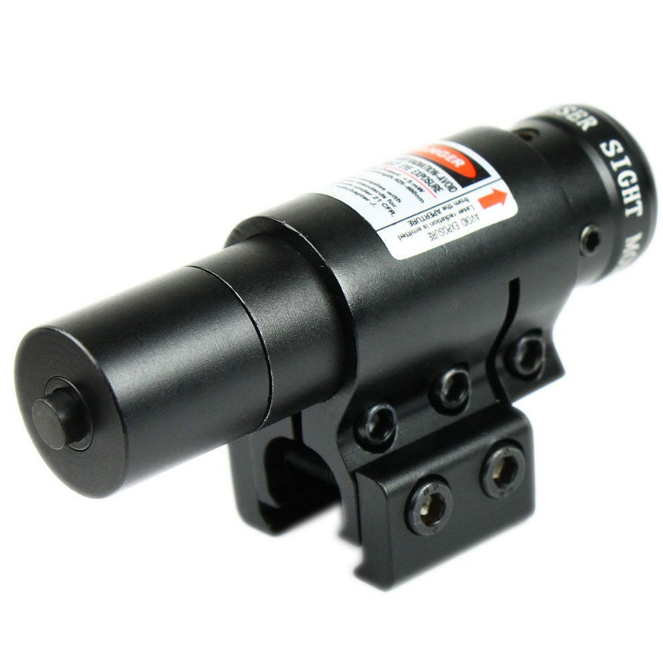 Red Laser Scope Compact Red Laser Dot Sight with Switch and Mounts for 20mm-11mm Rails ...