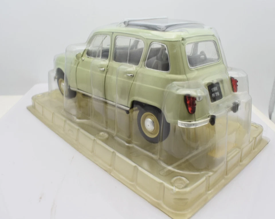 Modellino auto scala 1:18 RENAULT 4 L r4 diecast modellismo da collezione solido - Immagine 2 di 4