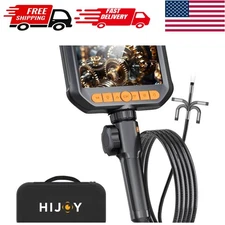 8 LED Articulated Endoscope Camera - Waterproof 1920P HD Inspection Tool