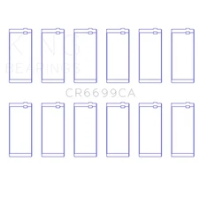 King Connecting Rod Bearing Set CR6699CA; Replacement Standard for Cummins 6BT