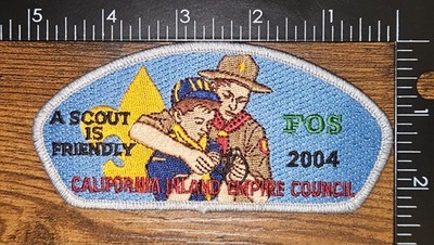 California Inland Empire Council Friends of Scouting Friendly 2004 CSP SMY Patch