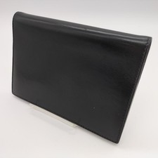 HERMES Agenda PM Notebook Cover Planner Cover Leather Black Accessories Auth JP