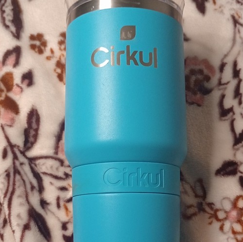 Cirkul Blue Plastic Bottle Handwash Only for Cold or Room Temperature Beverages